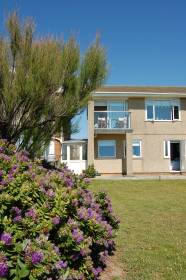Front of the beach house property